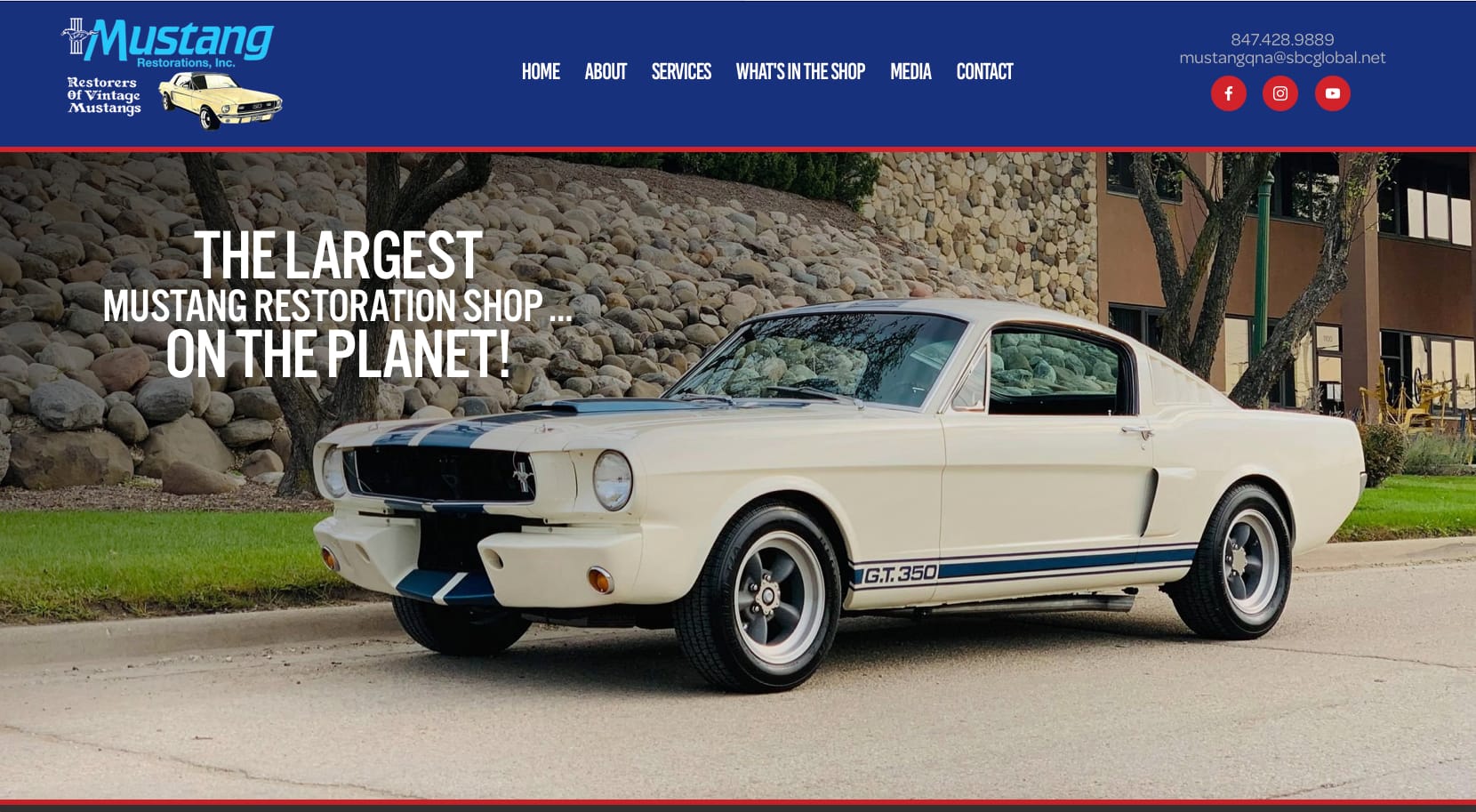 Mustang Restoration Website